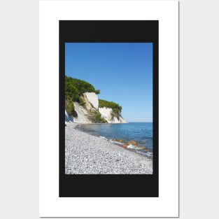 Chalk coast, chalk cliffs, Ruegen Island, Mecklenburg-Western Pomerania, Germany Posters and Art